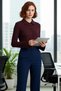 Women Textured V-Neck Long Sleeve Shirt Functional Durable Quality Comfortable Aesthetic Sports - 3