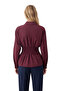 Women's Fitted Solid Color Long Sleeve Shirt Complements Your Stylish Look Aesthetic in Every Setting - 5