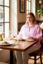 Women's Long Sleeve Relaxed Fit Woven Shirt a Piece Offering Everyday Elegance and Comfortable Wear - 2