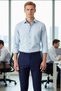 Men's Regular Fit Cotton Linen Look Epaulet Detail Long Sleeve Shirt Functional Stylish - 3