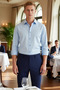 Men's Regular Fit Cotton Linen Look Epaulet Detail Long Sleeve Shirt Functional Stylish - 2
