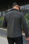 Men's New Trend Double Zipper Detail Basic Cashmere Jacket - Old Money Style - 4