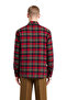 Men's Regular Fit Plaid Flannel Shirt Offers Everyday Elegance and Functional Durability with Aesthetic Appeal - 5