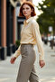 Women's Striped Woven Oversized Shirt Functional Durable Quality Comfortable Aesthetic Casual