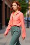 Women's Summer Linen Oversized Low Sleeve Buttoned Belt Detailed Beach Shirt a Comfortable and Stylish Choice