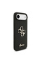 iPhone 17 Air Compatible Case Original Licensed Grained Text Logo Cover Black - 4