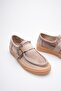 Women's Suede Loafer Shoes Buckled Mink Corven - 3