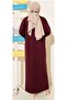 Plain Cord Belt Dress - 4