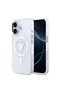 iPhone 17 Compatible Case Licensed M-Safeli Iml Printing Triangle Logo Transparent with Metal Camera Frame