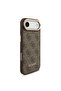 iPhone 17 Air Compatible Case Licensed M-Safeli 4g Metal Big Logo Card Holder Cover Brown - 6