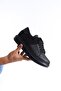 Slw151 boost lace-up leather suede men's daily sneaker shoe csst - black - 4