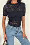 Women's Lace Short Sleeve Blouse – Bold Grace - 4