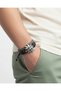 2-Piece Leather Bracelet Wolf Design Black Genuine Leather Bracelet Men's Bracelet - 2