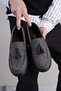 Slw154 Blaze Laceless Tasseled Linen Men's Casual Sports Classic Shoes Kst - Gray - 4