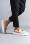 Slw154 blaze laceless tasseled suede men's daily sport classic shoe sbt - cream - 2