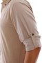 Men's Striped Detailed Buttoned Collar Casual Stylish Long Sleeve Shirt - 3