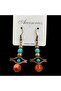 Women's Turquoise Stone Bohemian Earrings Bijouterie Trendy Stylish Gift - 3