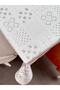 مفرش طاولة - مظهر مطرز بالدانتيل - شفاف - غير مثقوب - PVC - 5