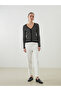 Esvab • Modern & Distinctive V Placketed Striped Women's Knitwear Cardigan - 3