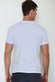 Men's V-Neck Cotton T-Shirt White T9568 - 2