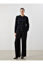 Esvab • Modern & Distinctive Zero Roba Collar Women's Knitwear Cardigan - 2