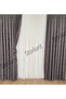 Kardokusu Gray Background Curtain L 1/3 Tight Pleat L Pipe Pleat Accessory Gift L Single Panel - 7