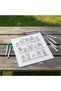 Tiny Happy Things - 21X21 cm Coloring Book, for Children and Adults - 4