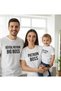 Patron Printed Mother, Father, Child Combination T-Shirt