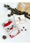 Santa Claus Unisex Gift Adult New Year Socks Bracelet Set (Gift Wrapped) - 2
