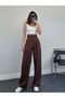 High-Waisted Pleated Palazzo Pants