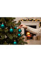 New Year's Decoration Ball 6 Pieces Matte Green 4 cm