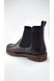 Genuine Leather Chelsea Men's Winter Boots - Lightweight and Comfortable - Suitable for Everyday Wear - 2