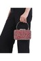 Red Silver Stone Shoulder and Hand Women's Evening Dress Bag / Women's Wedding Engagement and Evening Bag - 5