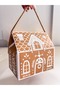 Christmas Cookie House Design Decorative Box 2 Pieces 9.5X14.5X16 cm Christmas Gift Box (Disassembled) - 3