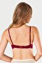 Women's Burgundy Drop Bra - 5