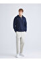Vizyon New Season Zippered Mock Neck Men's Thick Sweatshirt - 2