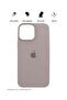 غطاء سيليكون متوافق مع الشعار لهاتف Apple iPhone 13 Pro Max - 2