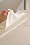 Jumbo Jacquard Cream Liquid Repellent Stain Resistant Tablecloth 160x220 cm - 8