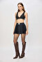 Ss6108 Pleated Front Buttoned Mini Skirt