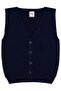 Baklava Pattern 6-18 Months Vest - Navy Blue 9-12 Months