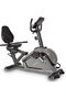 Recumbent Exercise Bike EM-1564, 8-Level Magnetic Resistance, App & Adjustable Seat