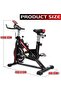 Stationary Spin Bike EM-1561, 10KG Flywheel, Adjustable Resistance, LCD Display, Bottle - 7