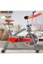Indoor Spin Bike EM-1544, Adjustable Seat, 2-Way Pedaling, LCD Monitor, Comfortable - 3