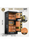 خزنة Atresec كبيرة مزودة بمستشعر ضوء وحقيبة مقاومة للحريق - 3