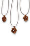 Natural Aragonite Crystal Copper Material Unisex Necklace 241-1 - 6