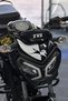 White Color Horse Pattern Head Detail Sticker for Tvs Raider