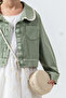 Embroidered Girl's 3-Piece Set with Straw Bag - 26K 7265 - 4