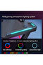Ergonomic Gaming and Computer Desk with LED Lights 120 CM - 4