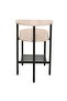 Jayde Side Table – Oak & Black Contemporary Accent Table for Indoor Spaces - 5