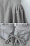 Black Snowflake Glitter Strap Tie-Up Bust Pleated Fluffy Tutu Waist-Hugging Fit Super Mini Dress - 6